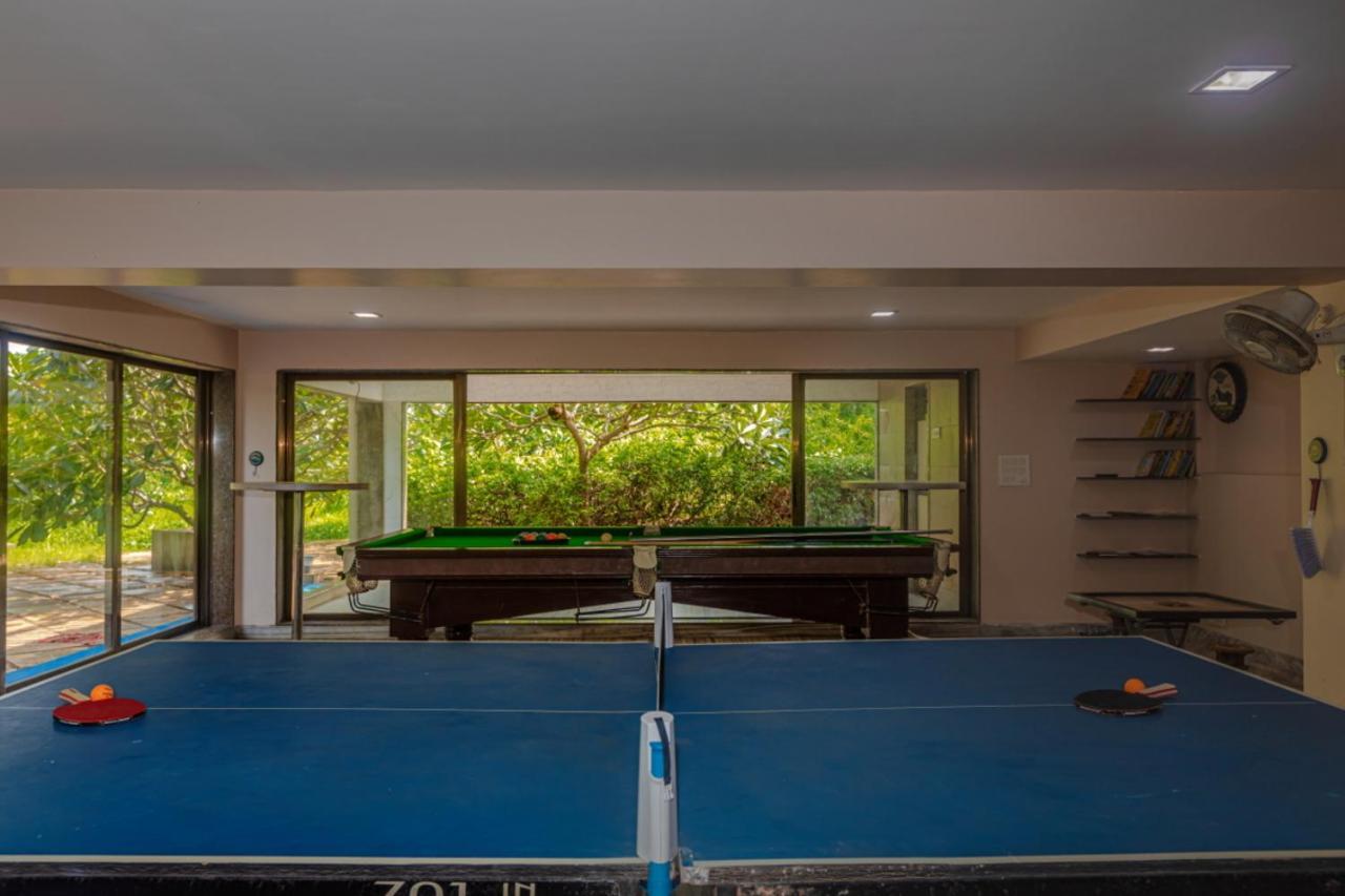 Saffronstays Aura, Alibaug - Luxury Pool Villa With A Game Room And Spacious Lawn Alībāg Ngoại thất bức ảnh